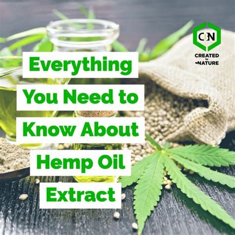 Hemp Oil Extract: Everything You Need To Know .